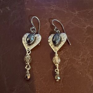 Holly Yashi Heart Dangle Earrings